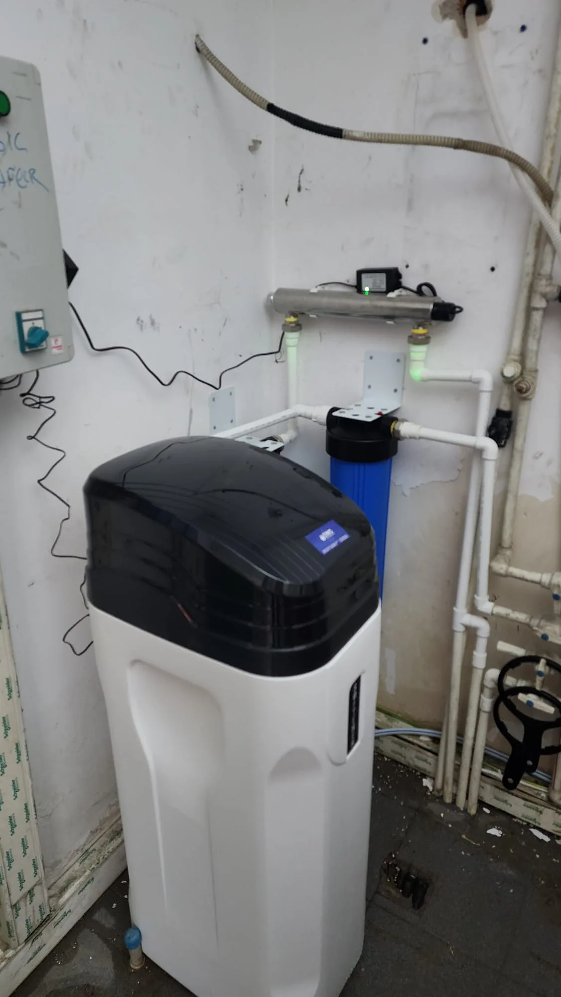 Adana Sarıçam villa VAYK Black su yumuşatma ve UV sterilizatör kurulumu